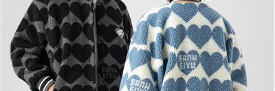 American lamb wool loose baseball uniform jacket (7)