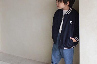 Autumn cotton high quality varsity jacket for kids (4)