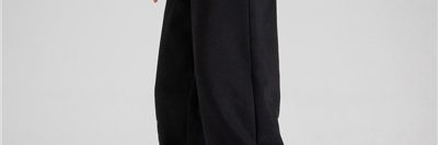 Bear print good quality men’s loose sweatpants (6)