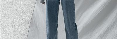 Cheap thigh trousers Korean style ladies jeans (4)