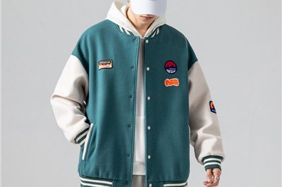 Color blocking patch label varsity jackets wholesale (1)