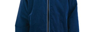 Embroidered logo zip up varsity jacket hot sale (1)