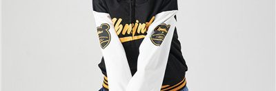 Embroidered long-sleeved American varsity jacket (2)