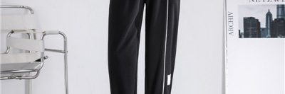 Fall new slim casual straight-leg sweatpants for women (2)