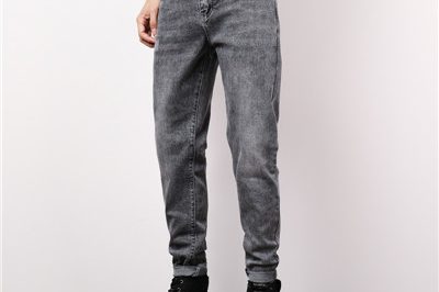 Fashion casual trousers slim high stretch men jeans (3)