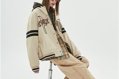 High quality embroidery ladies varsity jacket (2)