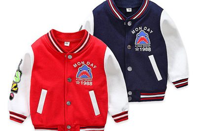 Kids spring casual cotton varsity jackets (5)