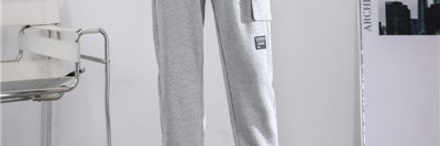 Loose multi-pocket strapped women’s sweatpants (3)