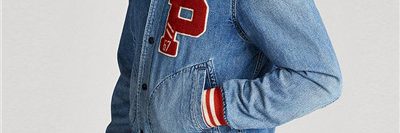 Men leisure fashion vintage denim baseball jackets (4)
