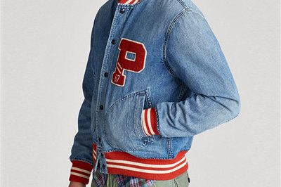 Men leisure fashion vintage denim baseball jackets (4)