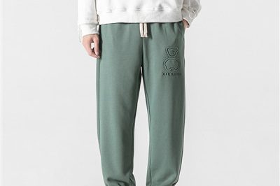 Men’s casual drawstring loose sweatpants (4)