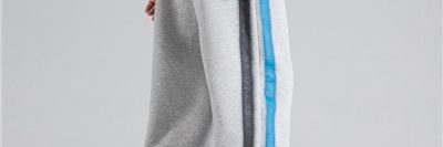 Men’s lacquered stripe sweatpants hot sale (1)