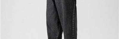 Men’s new simple washed distressed loose jeans (4)