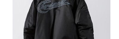 Men’s reflective embroidered satin varsity jackets (4)