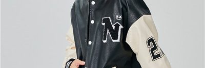 New embroidery men’s leather varsity jacket for sale (2)