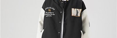 Oversize fall American ins varsity jacket (1)