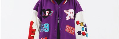 Patch logo punk oversize varsity jacket for sale (1)