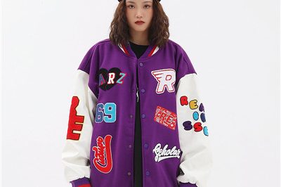 Patch logo punk oversize varsity jacket for sale (1)