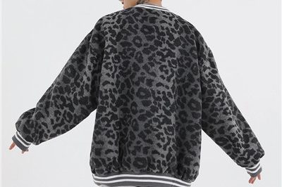 Punk style niche design leopard patch jackets (2)