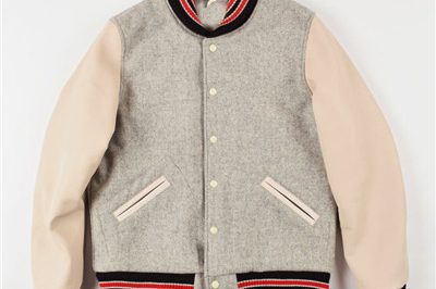 Simple design vintage high quality varisty jacket (3)