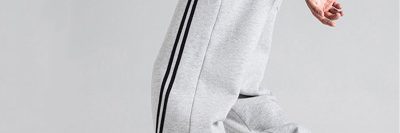 Sweatpants with stripes on the side of the feet for men (6)