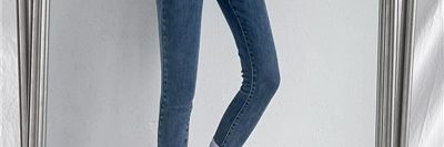 Trendy women’s high quality denim slim pants wholesale (4)