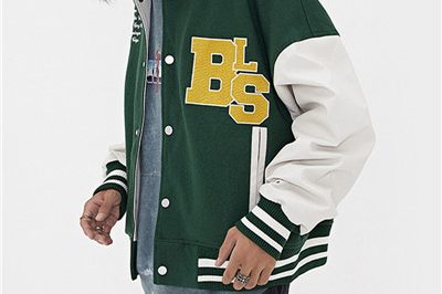 Wholesale fashion letter embroidery varsities jacket (6)