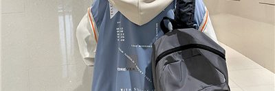 Women hip-hop color block hoodie varsity jacket (1)