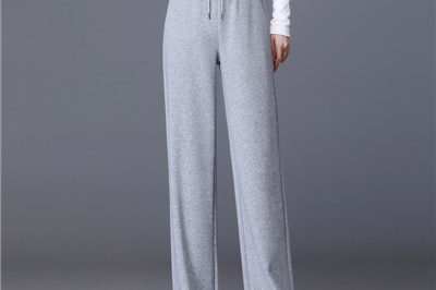 Women’s loose spring all-match wide leg sweatpant (4)