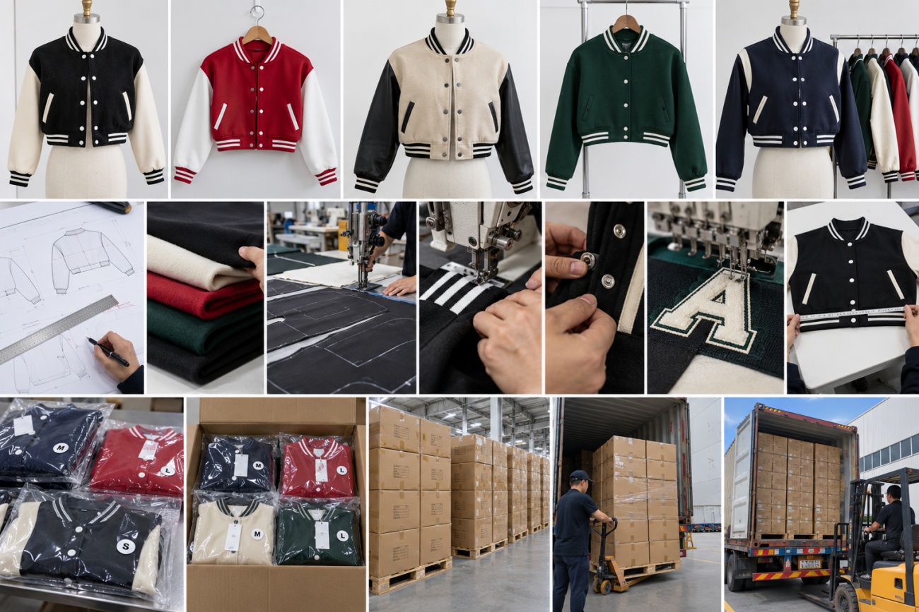 Cropped Varsity Jackets