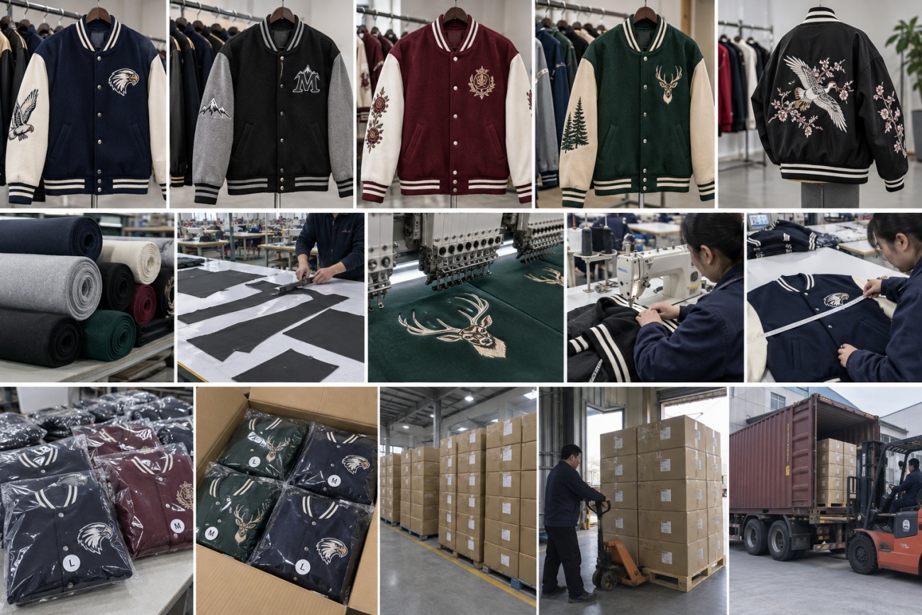 Embroidered Varsity Jackets