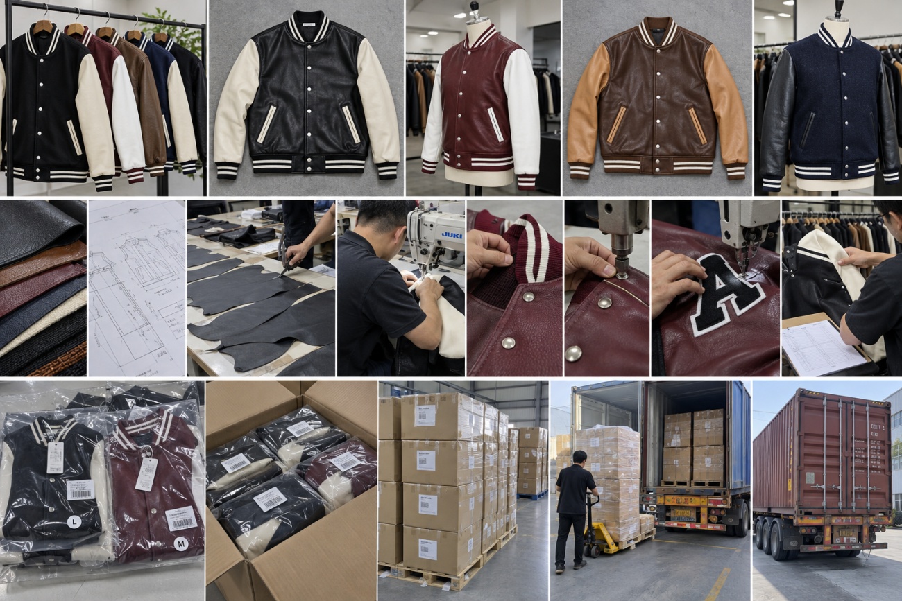 Leather Varsity Jackets