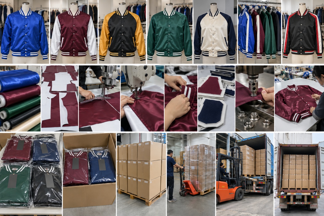 Satin Varsity Jackets