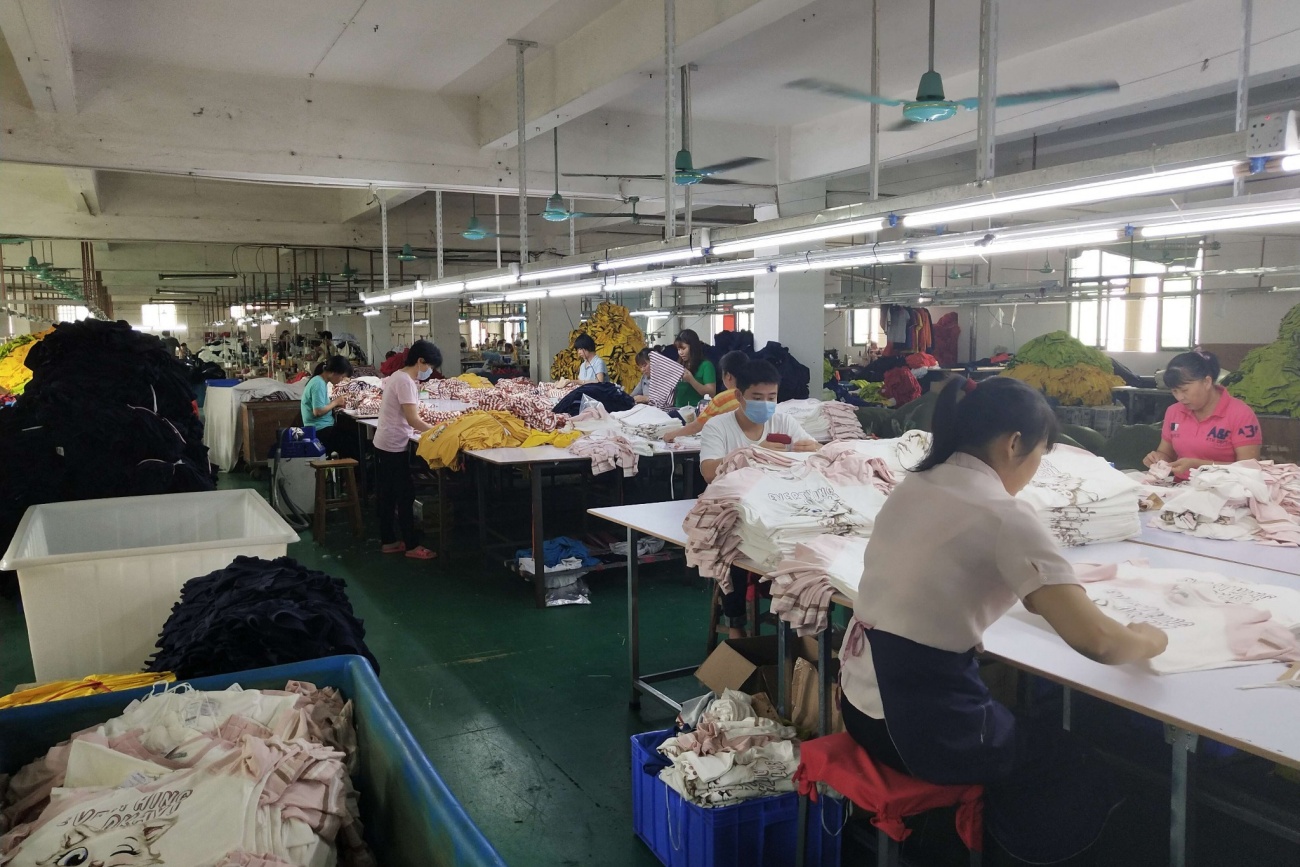 Varsity Jacket Garment Finishing and Inspection