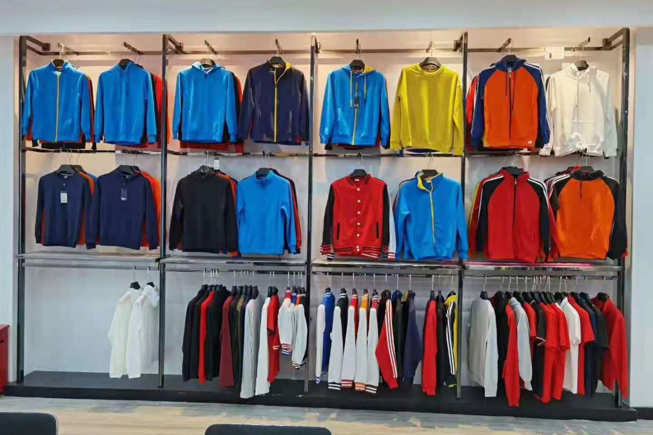 Varsity Jacket Sample Showroom and Style Display